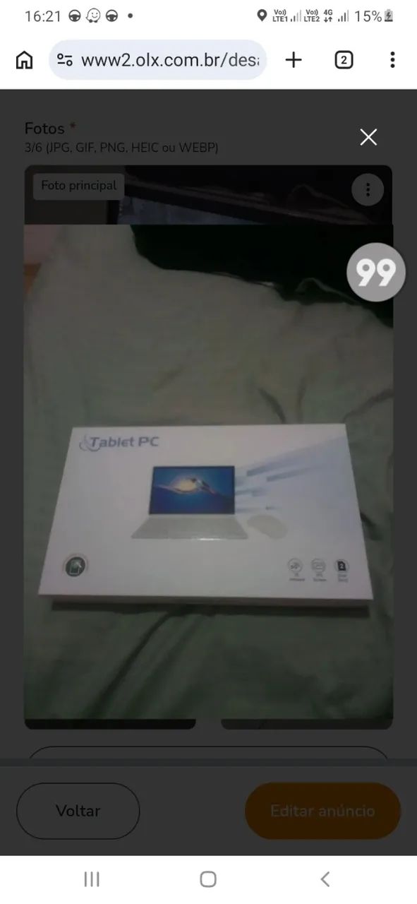 Tablet PC Novo lacrado na caixa - Foto 2
