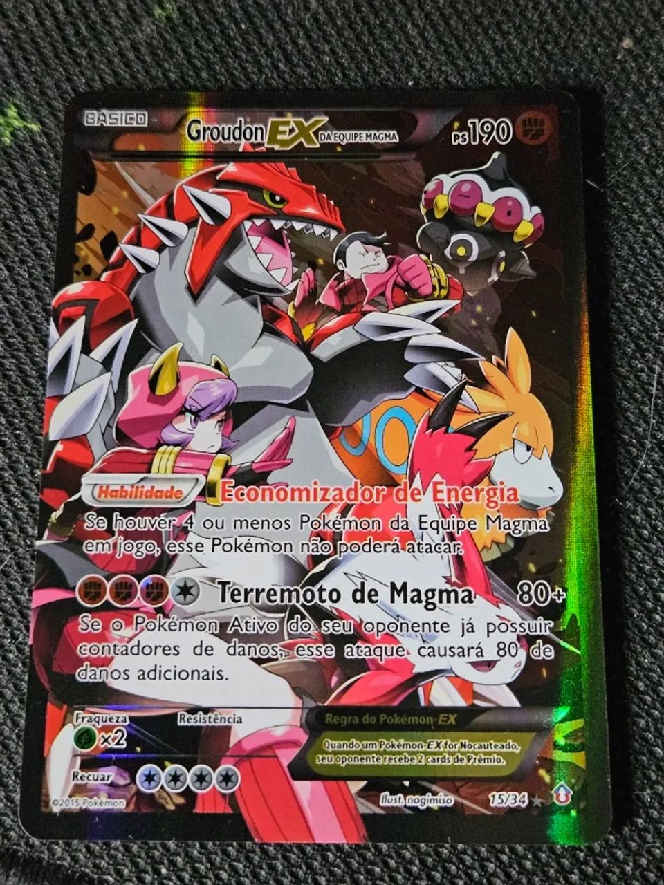 Duas Groudon-EX da Equipe Magma (15/34)