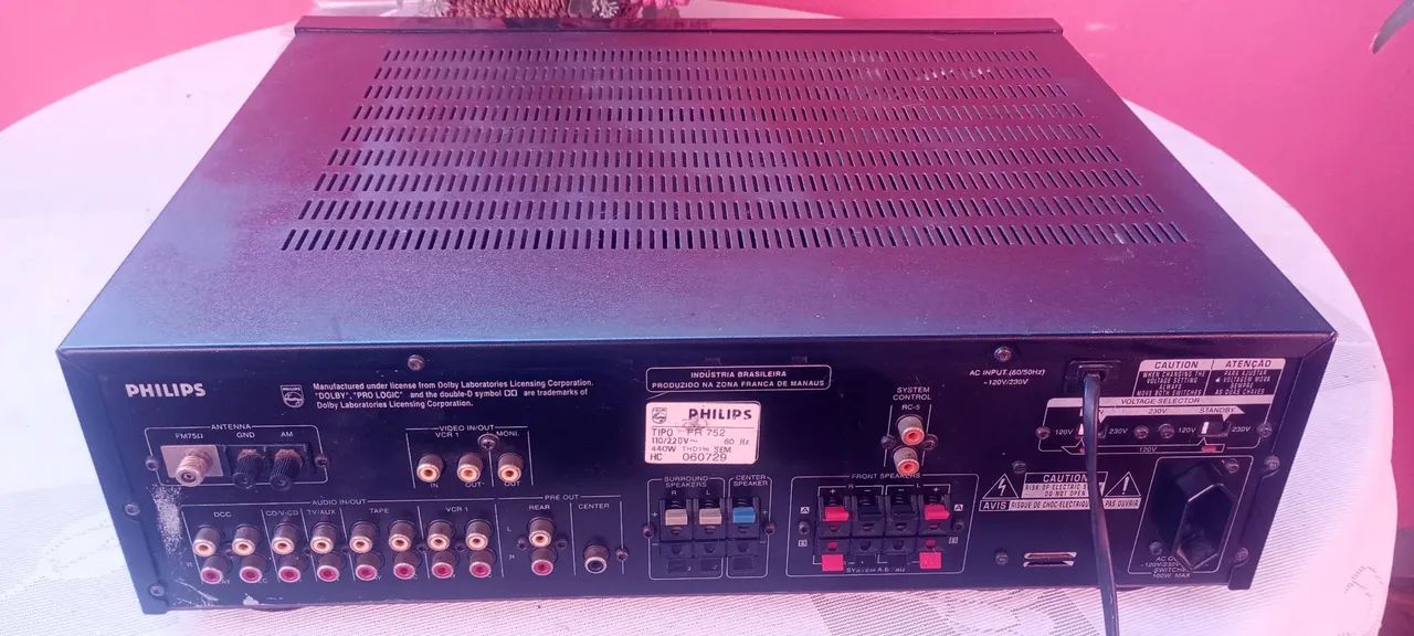 Receiver Philips Fr752- 440 RMS! -  potência absurda com bluetooth  - Foto 4