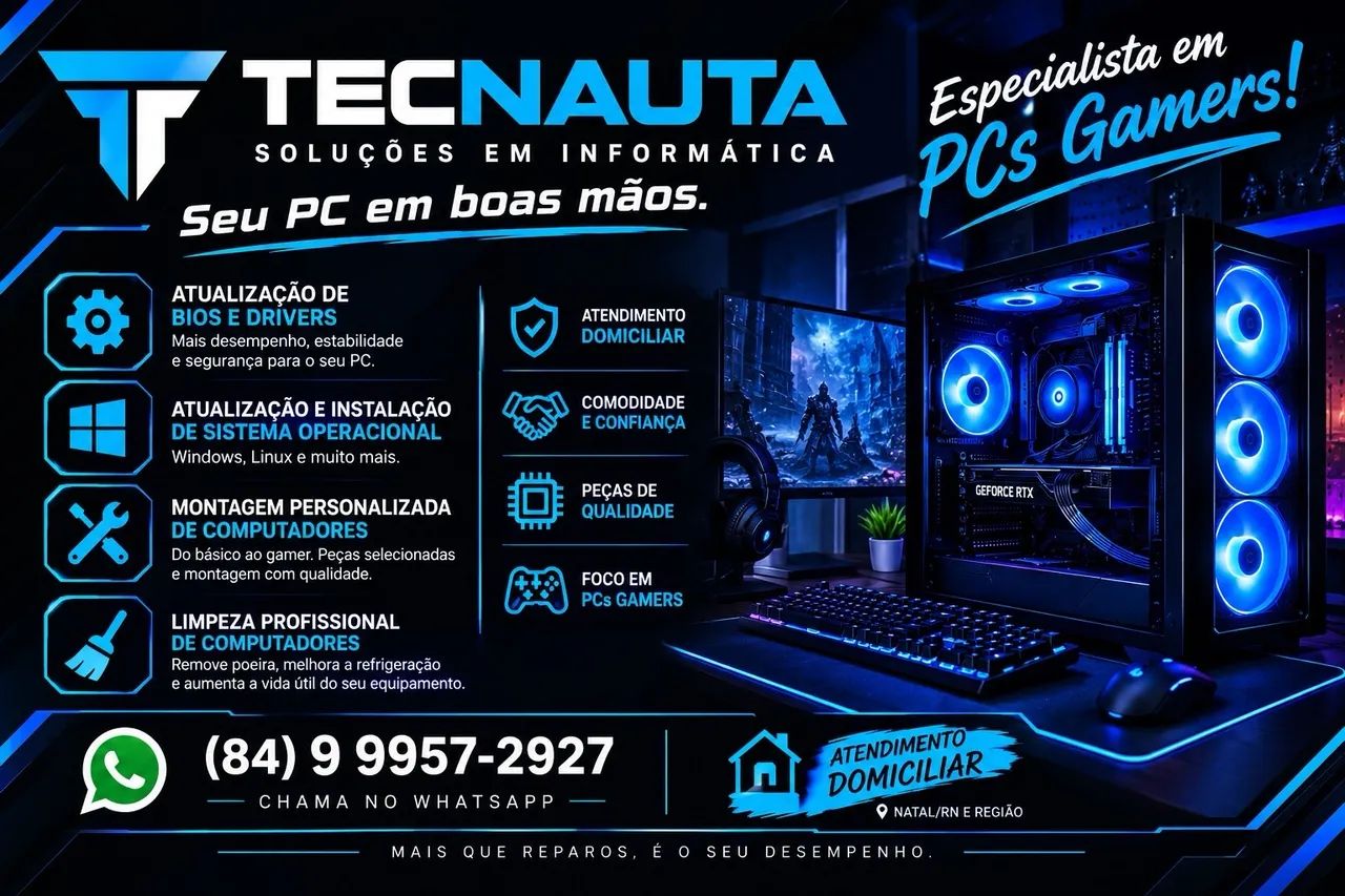 Limpeza e Atualização de Computadores
