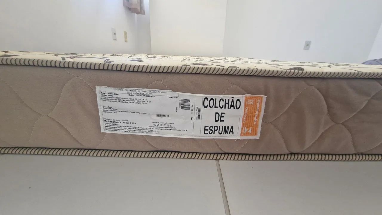 colchão d33 espuma  - Foto 3