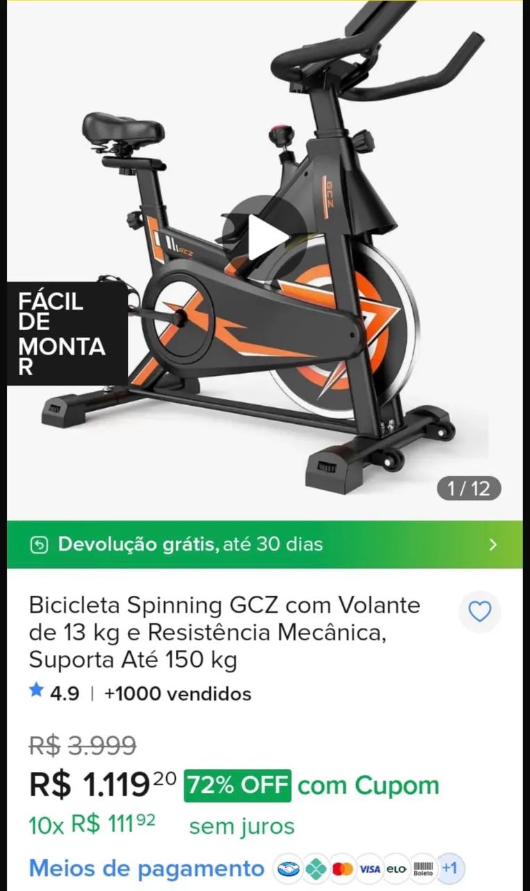 Bicicleta Spinning  - Foto 2
