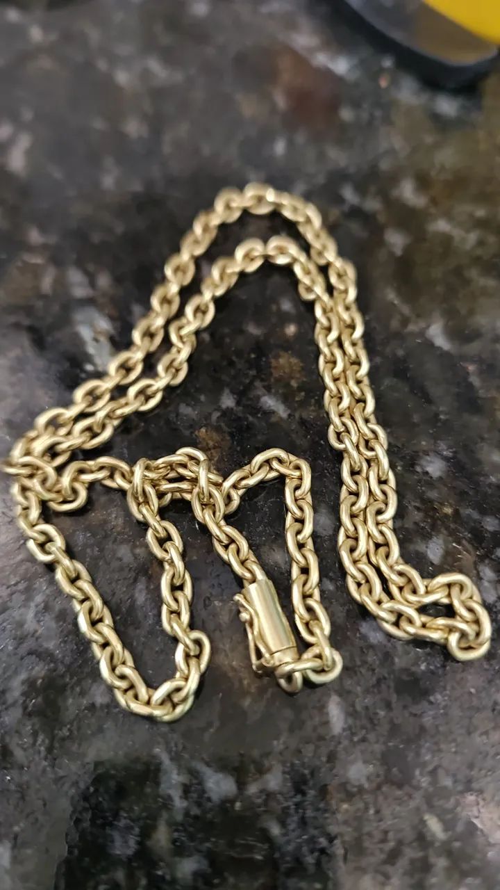 CORDÃO DE OURO 18K MACIÇO ( 60 CM ) - Foto 3