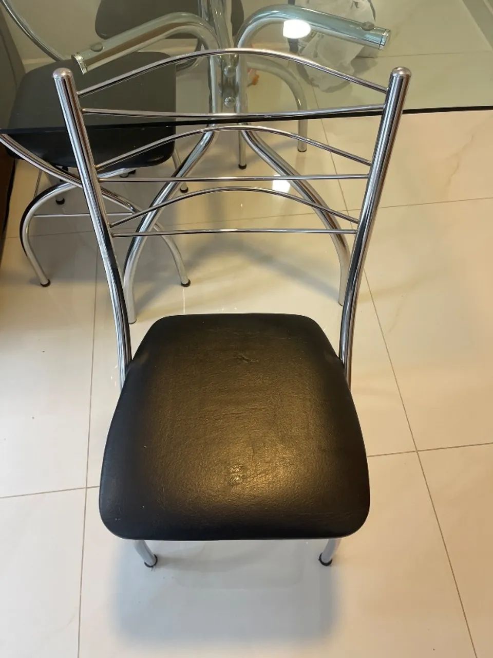 Mesa de jantar vidro quadrada  - Foto 2