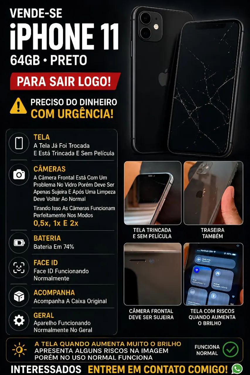 iPhone 11 64GB Preto