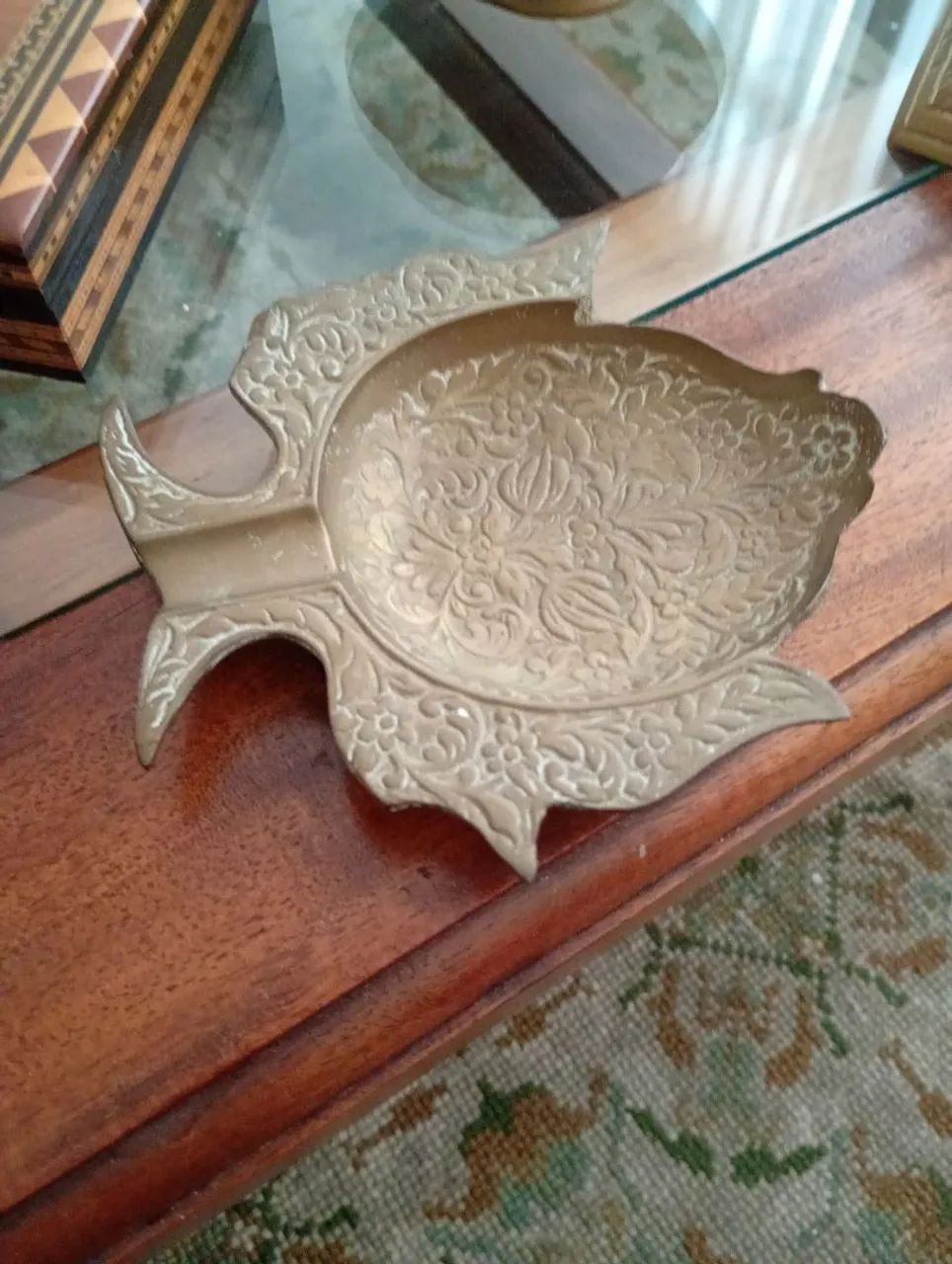 Peixe de bronze cinzeiro vintage  - Foto 3