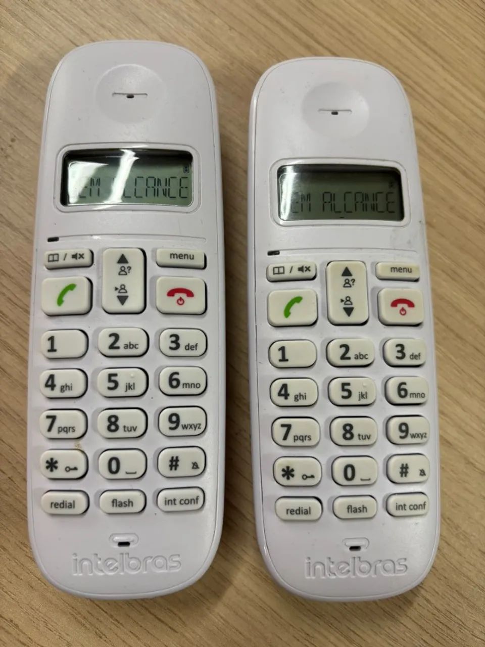 Kit com 2 telefones sem fio Intelbras TS 7510, funcionando normalmente e completos. - Foto 2