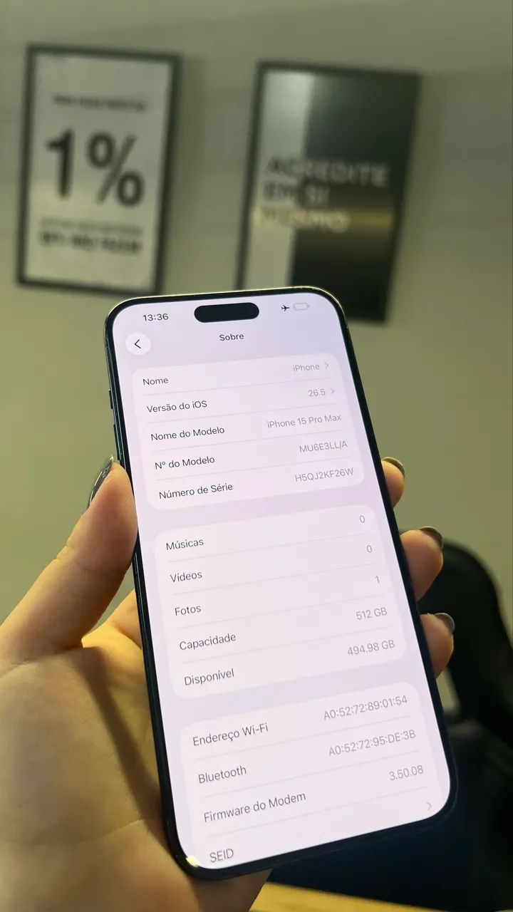 iPhone 15 Pro Max 512GB leves marcas 90% - Foto 3