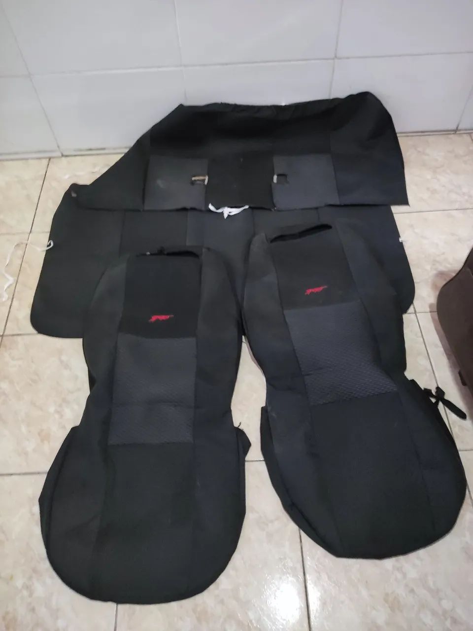 Rack de teto para CARRO  e capa de tecido para os bancos de CARRO. - Foto 2