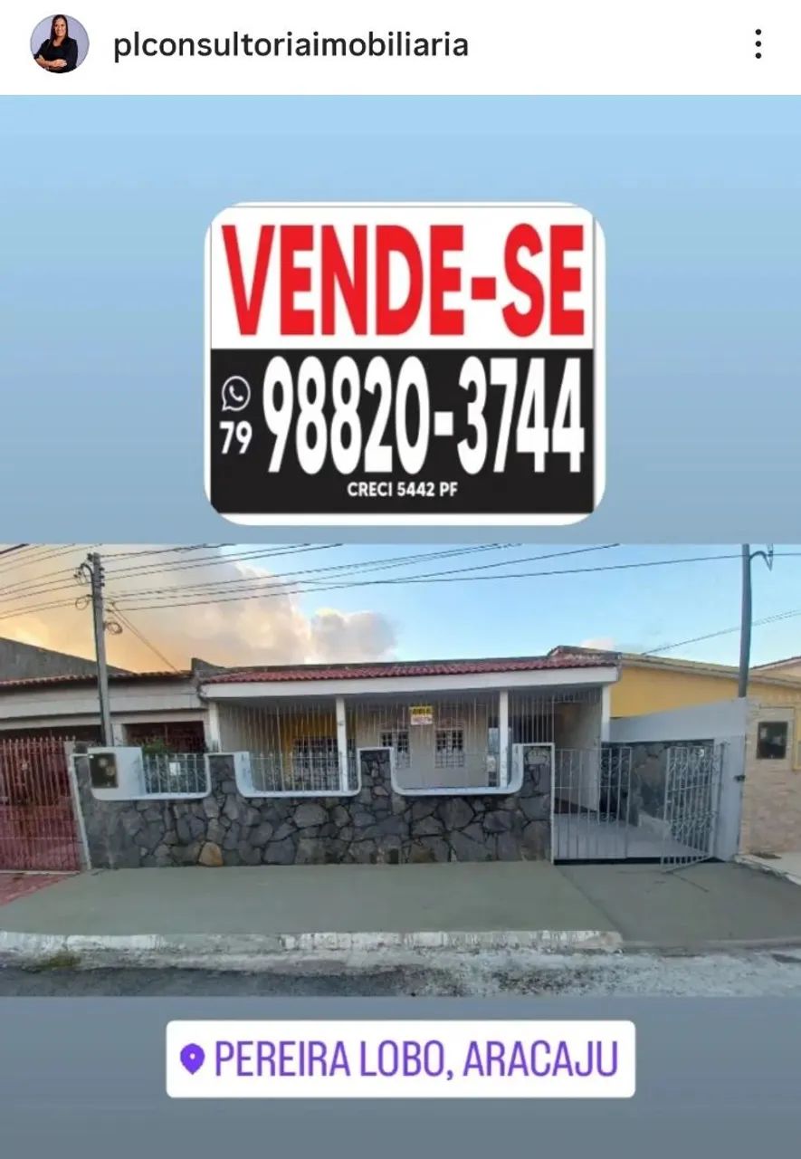 Casa à Venda - Pereira Lobo