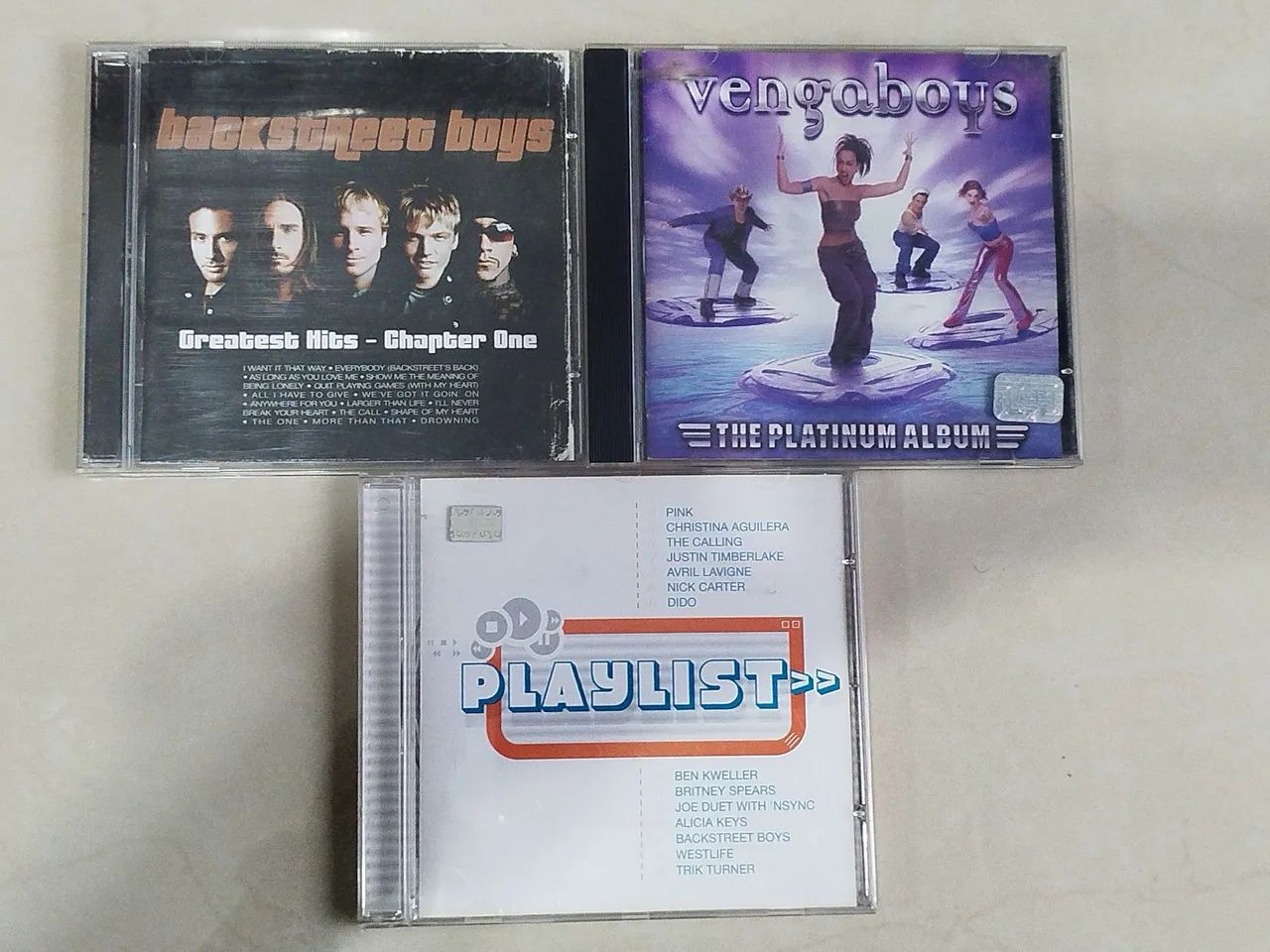 CDs - Backstreet Boys - Vengaboys - Playlist - Kit C/3