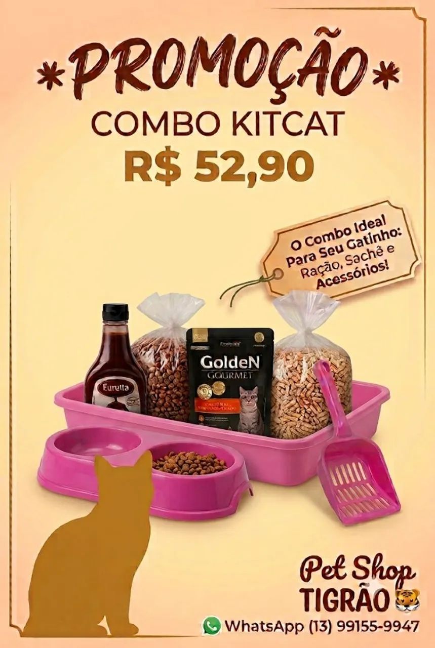 COMBO KITCAT GATOS 