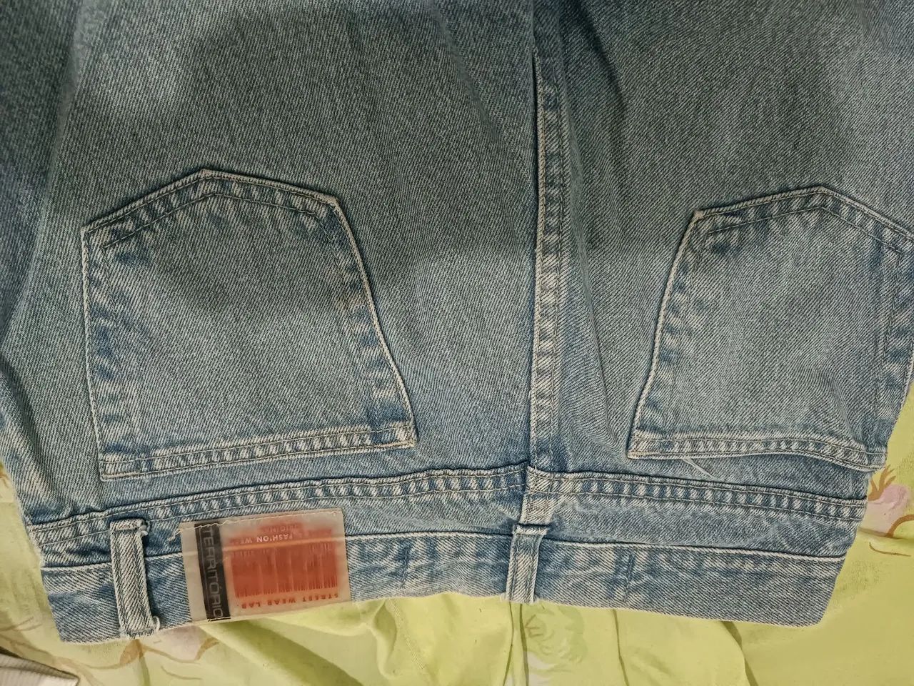 CALÇA JEANS FEMININA VINTAGE MARCA TERRITÓRIO  - Foto 3
