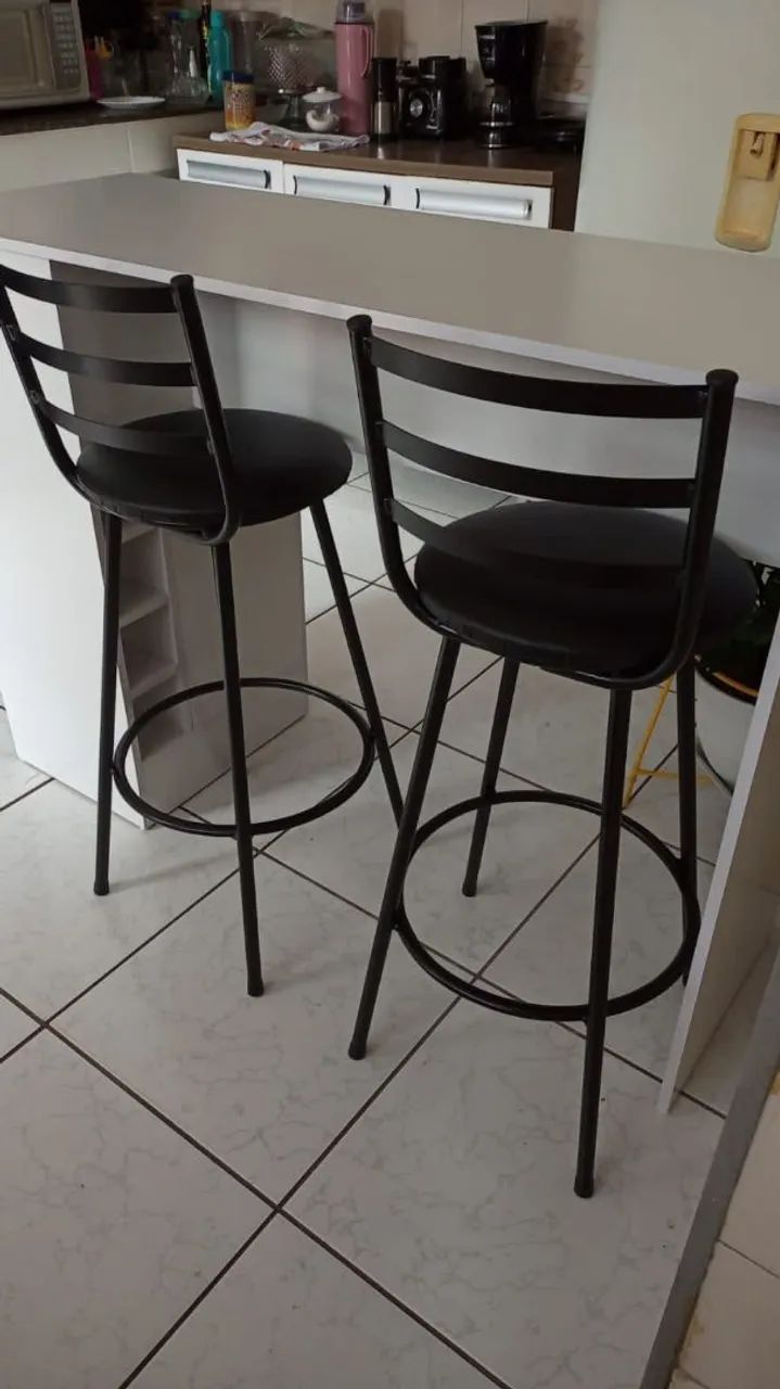 Banqueta  clássica de ferro - Foto 4