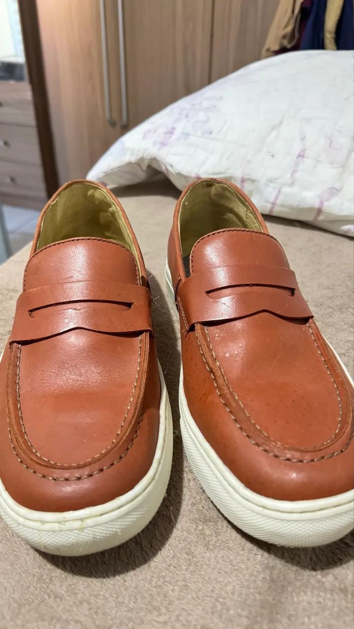 Tênis mocassim caramelo 150$ - Foto 4