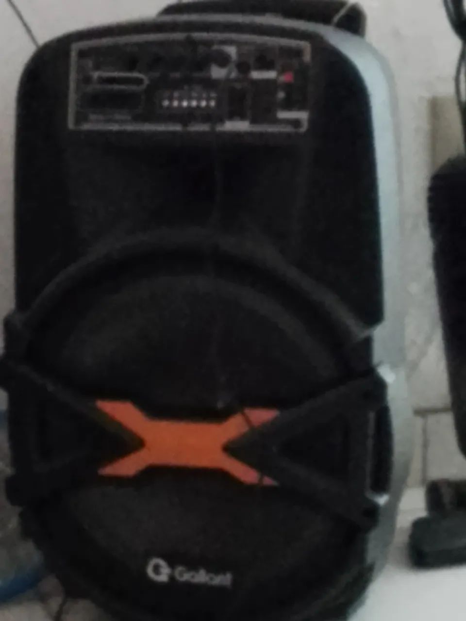 Caixa de som ,com bluetooth entrada USB e microfone  - Foto 4