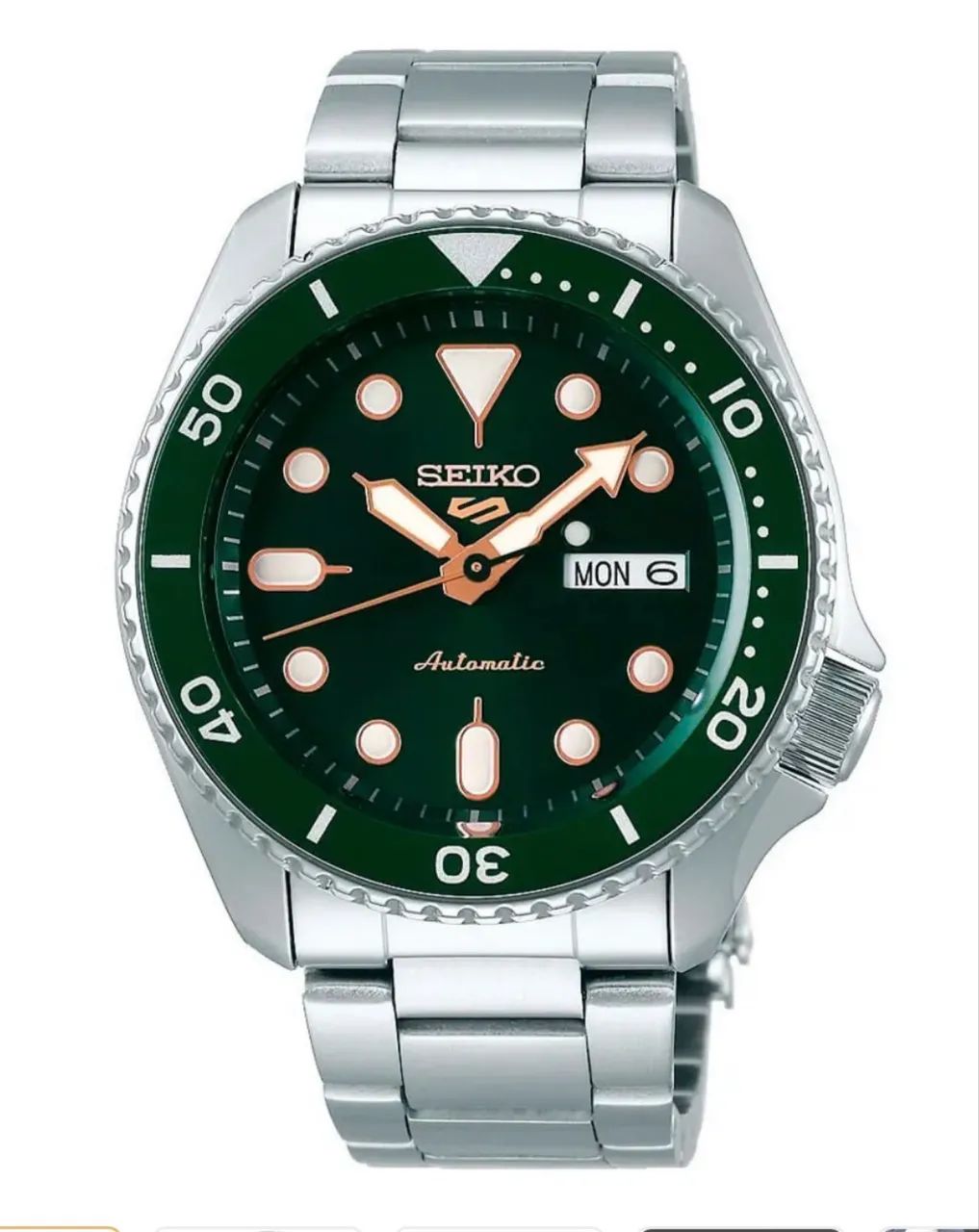 Seiko 5 Sports Verde Automático Novo - Foto 5