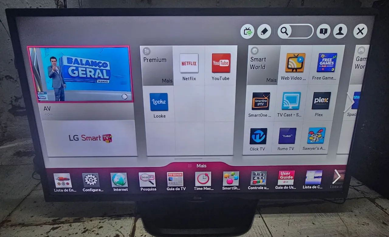 TV LG Smart 43 polegadas atenção só ta funcionando  YouTube   - Foto 2