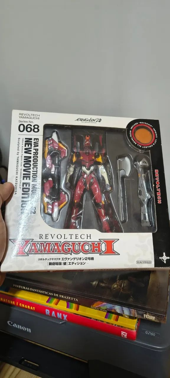 Evangelion Revoltech Action Figure Completo na Caixa Eva 02 - Foto 2