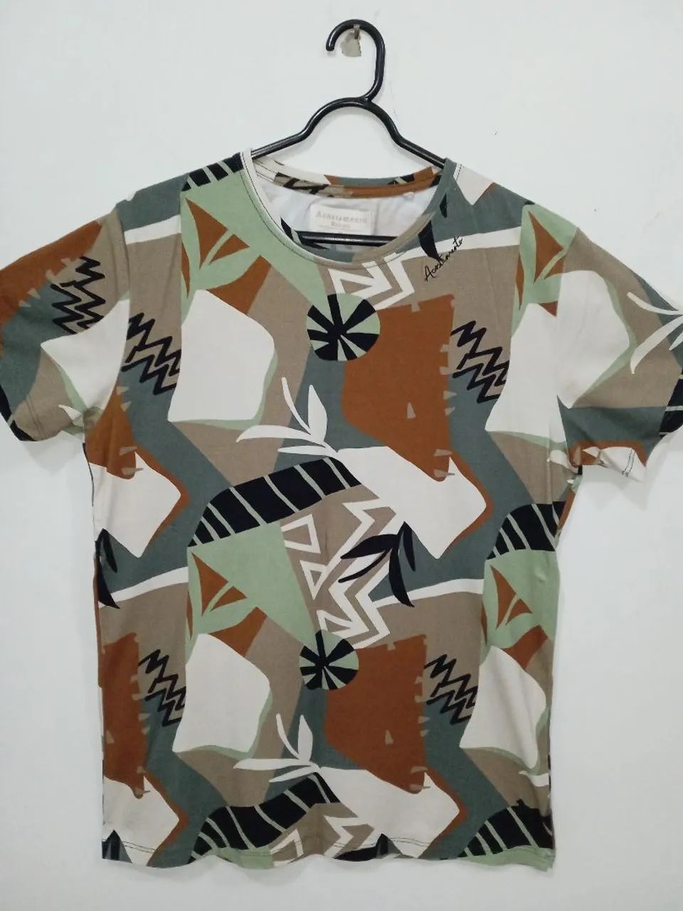 Camisa estampada, Tam:M. - Foto 5