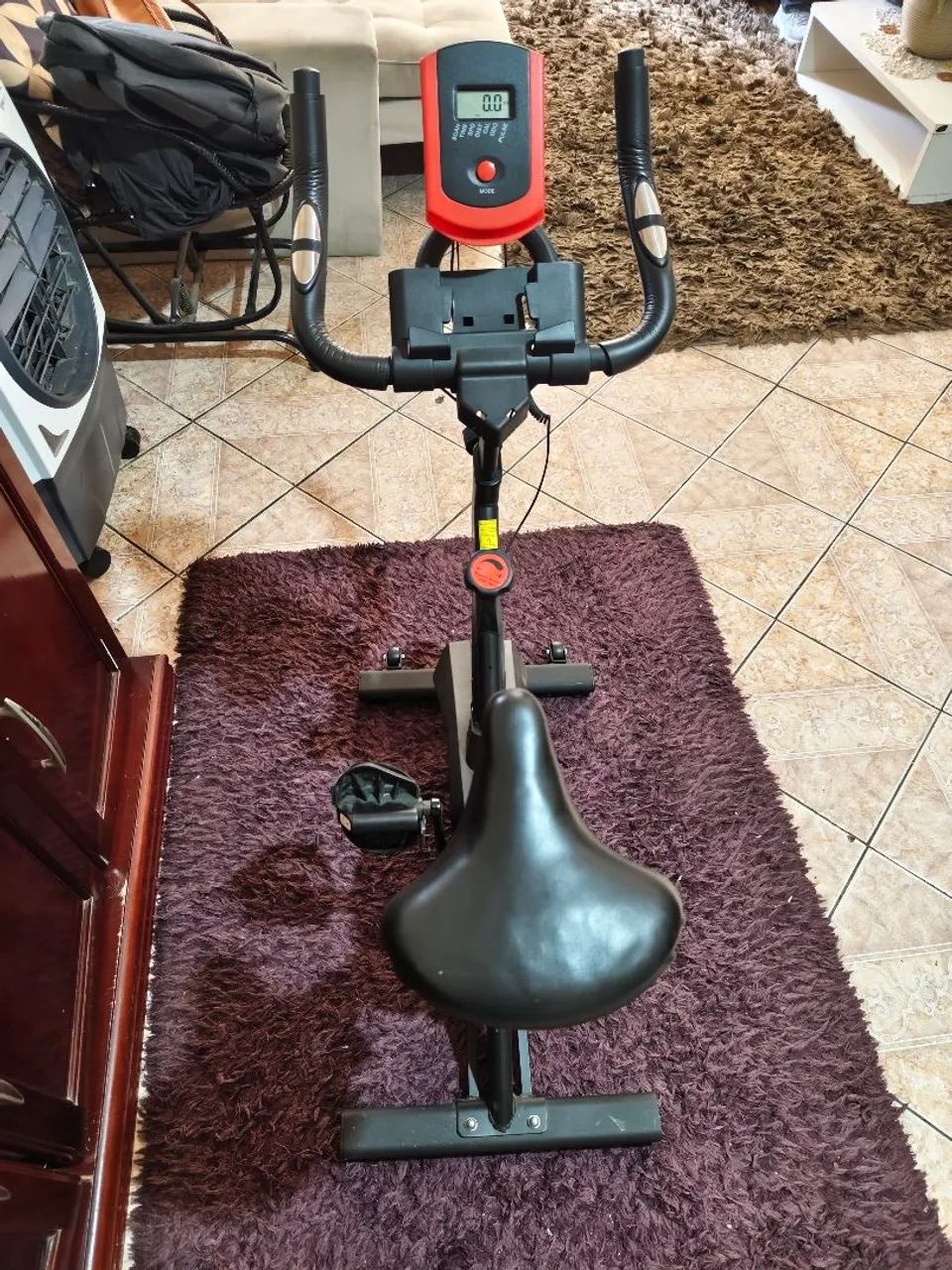 Bicicleta ergométrica eletrônica 