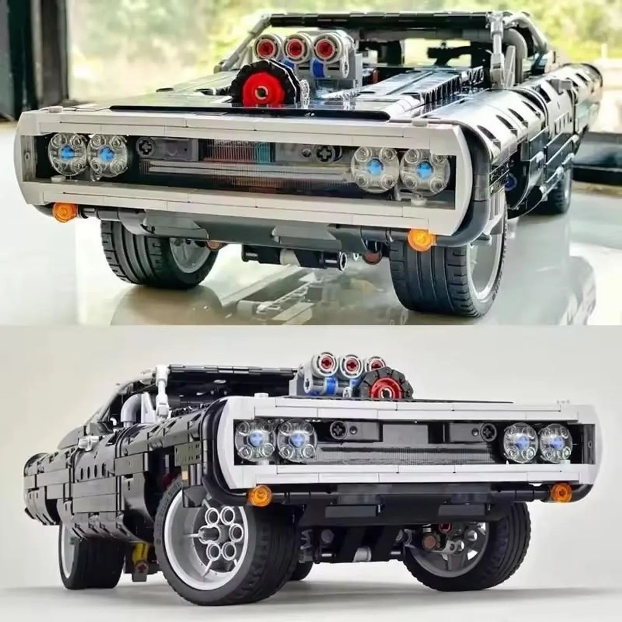 Dodge Charger  com 1077 Peças - Kit Bloco de Montar  - Foto 3