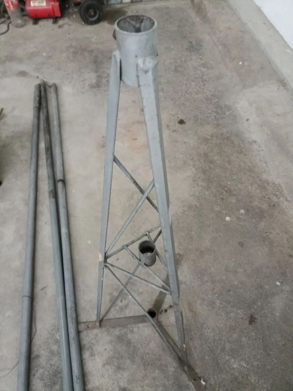 Torre base para antena Internet parabólica tv   - Foto 2