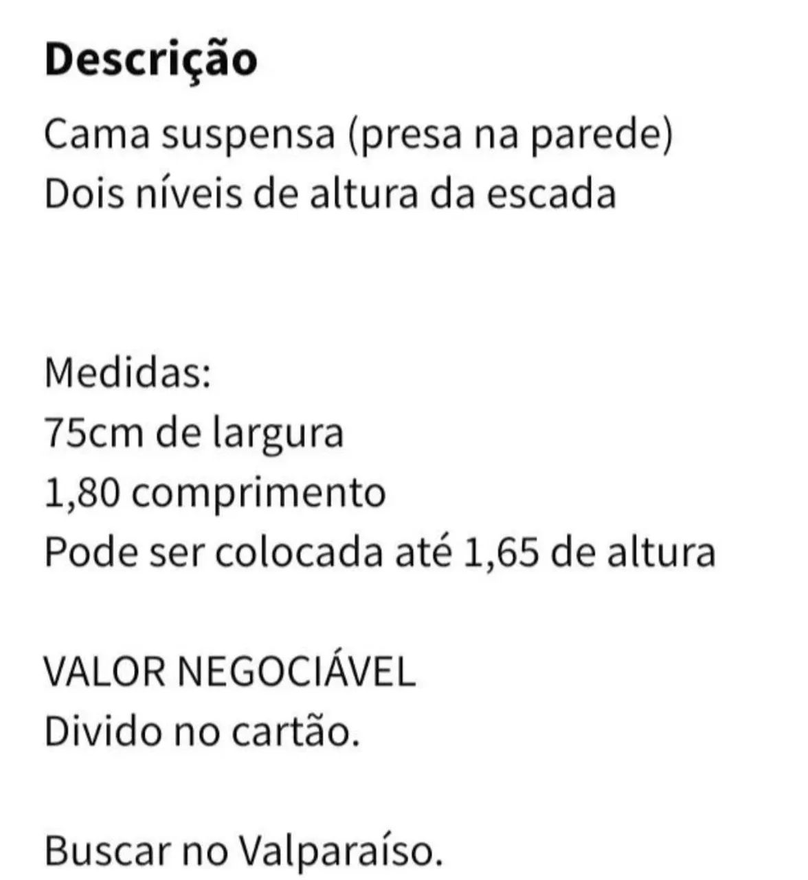 Cama solteiro suspensa - Foto 4