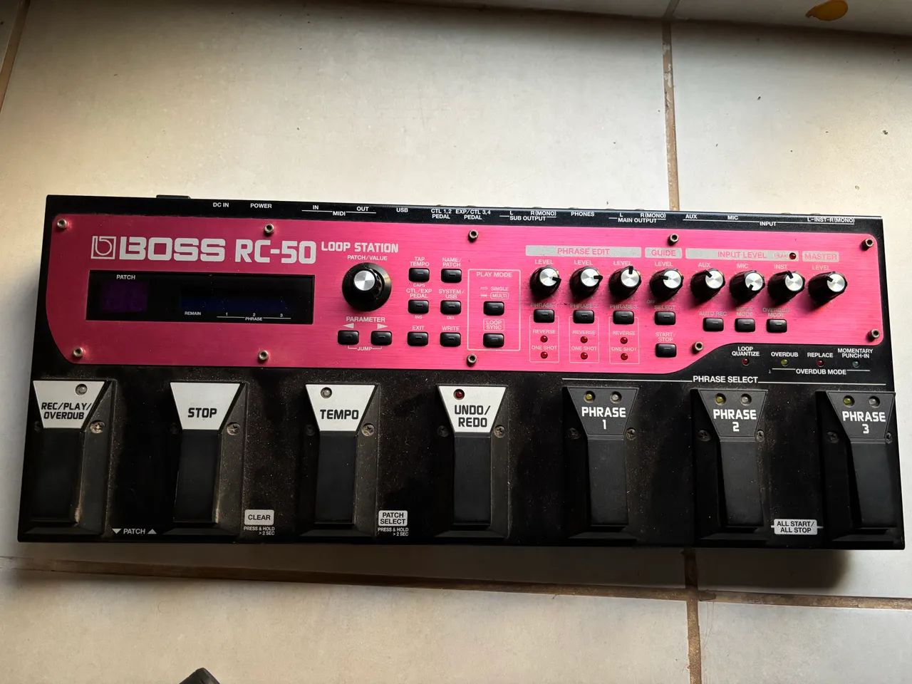 Pedal Boss Rc 50 loopstation Raridade - Foto 2