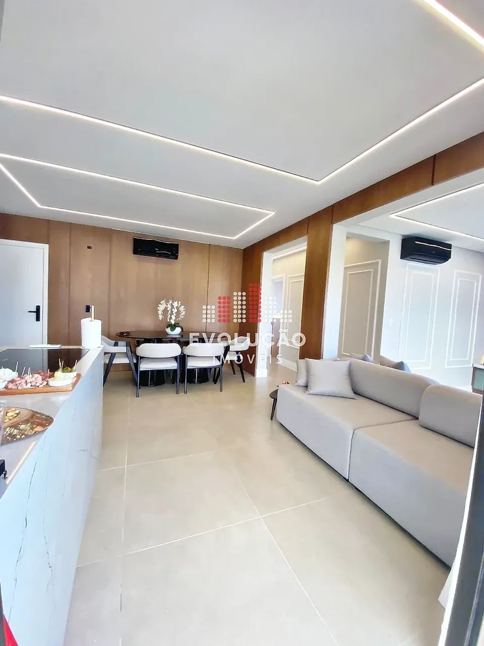 APTO 3 Quartos, 1 vaga, Mobiliado - Palmas - Celso Ramos - Foto 2