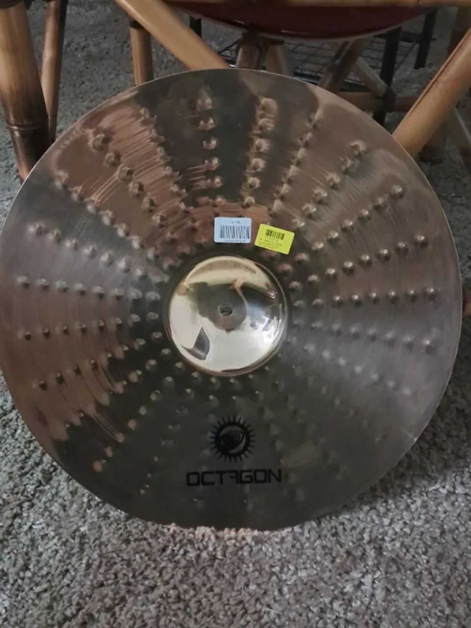 Prato Octagon medium crash 17' f signature - Instrumentos musicais