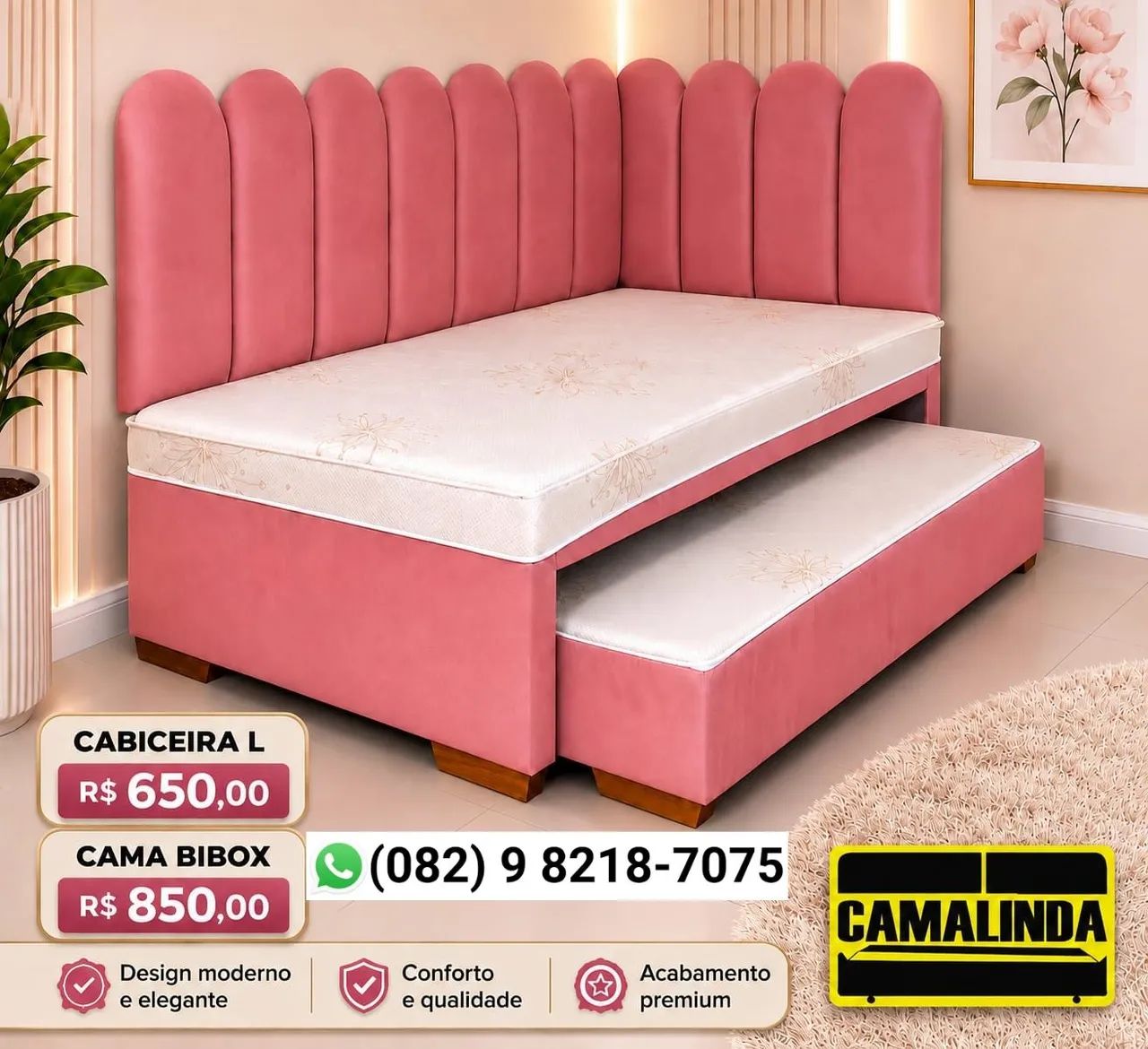 Cama Box Entrega Grátis Para Maceió . - Foto 5