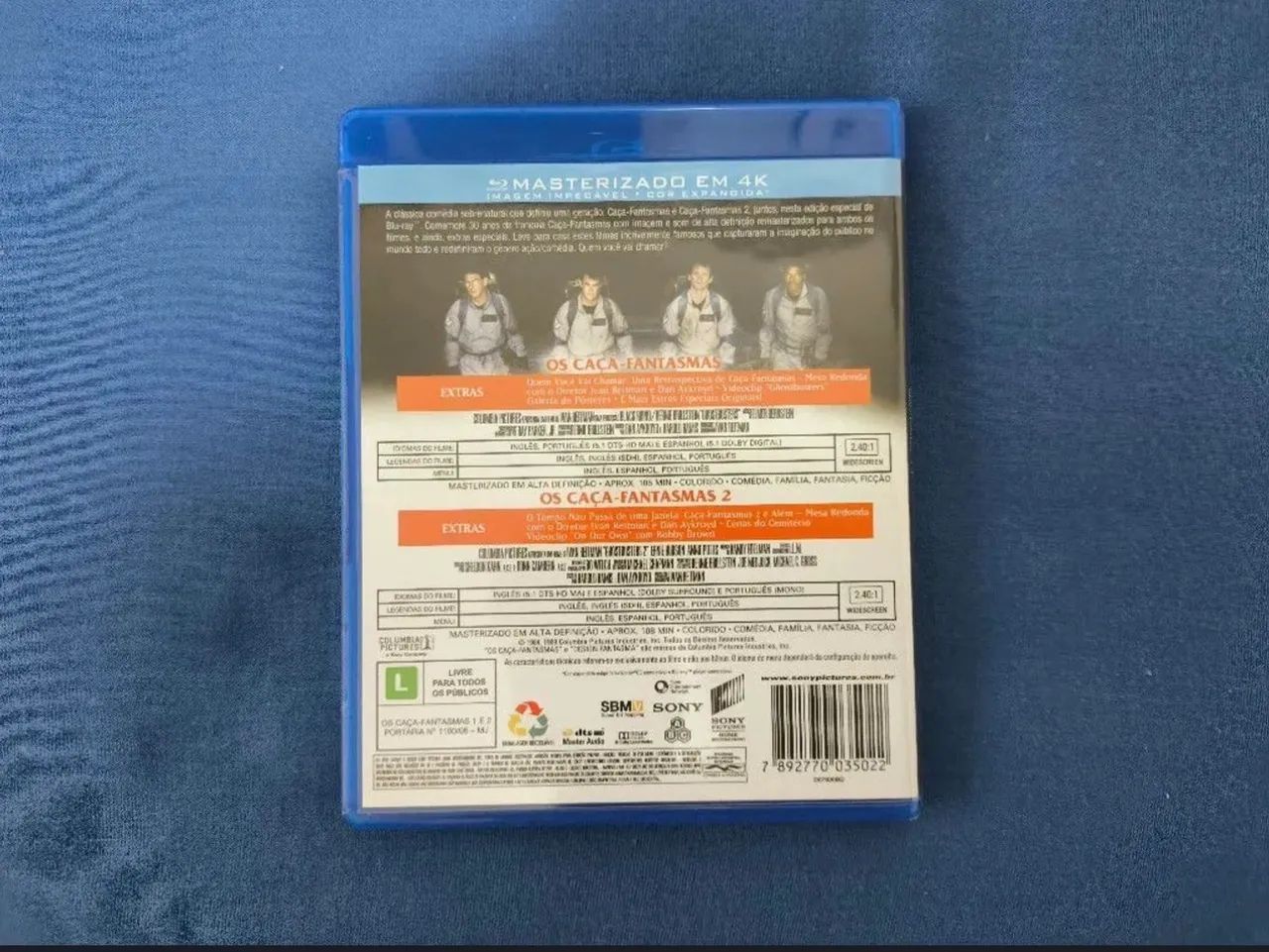 Caça fantasma 1 é 2 blu ray - Foto 4