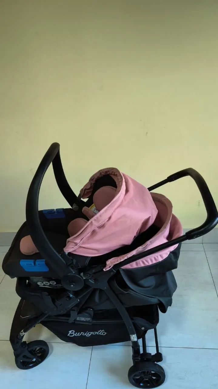 Carrinho e bebê conforto burigotto - Foto 4