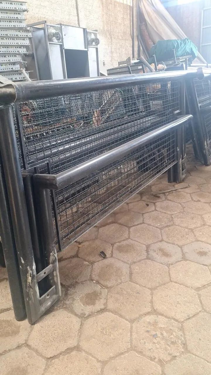 Corrimão de ferro preto