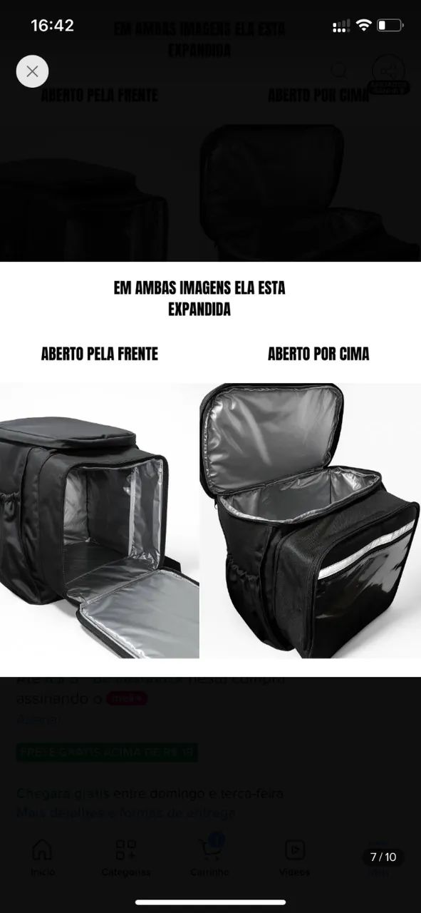 Mochila Bag Motoboy - Foto 4