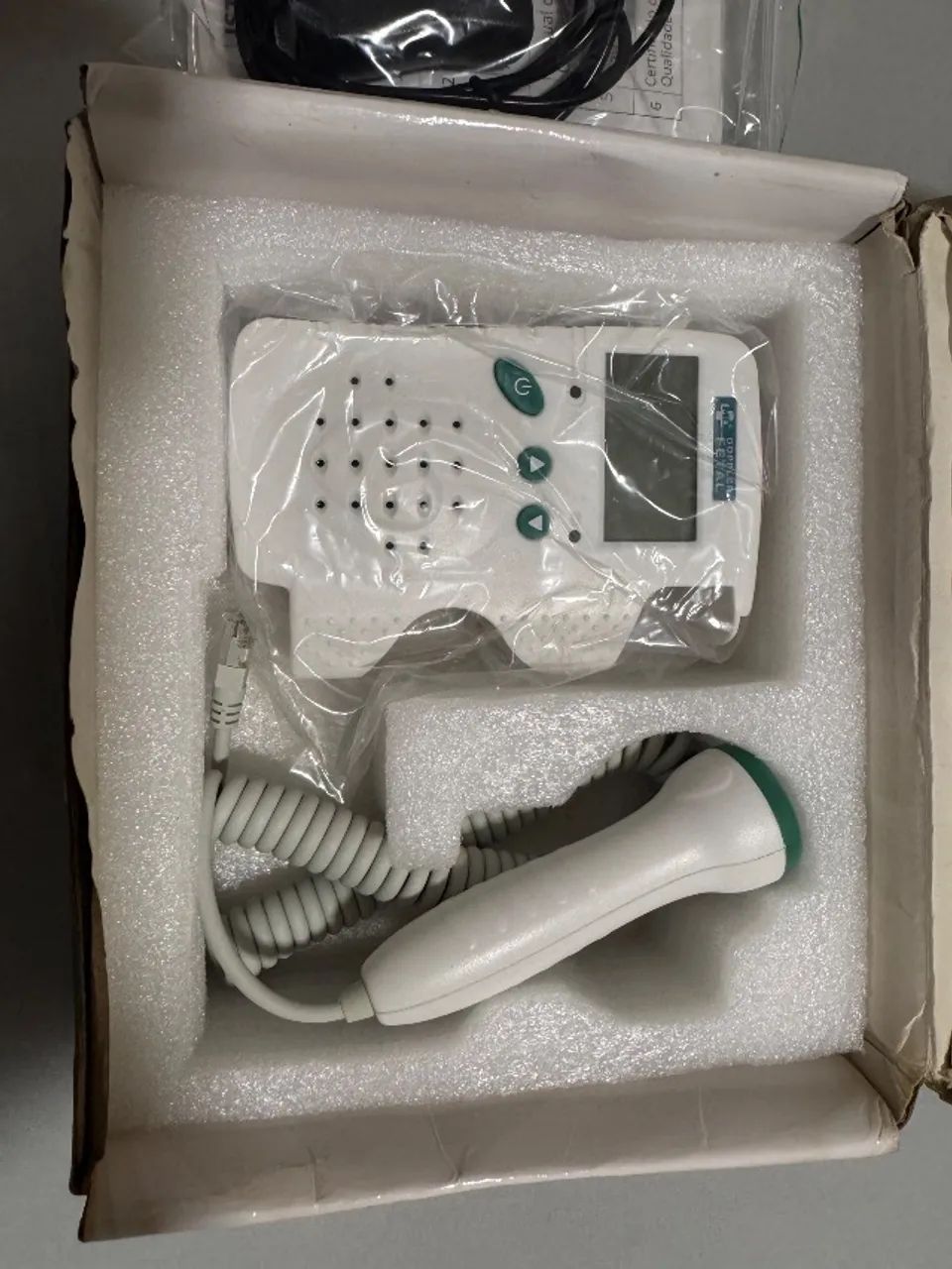 Doppler Fetal Portátill com Tela de LCD Digital Colorido MD FD-200B - Foto 2