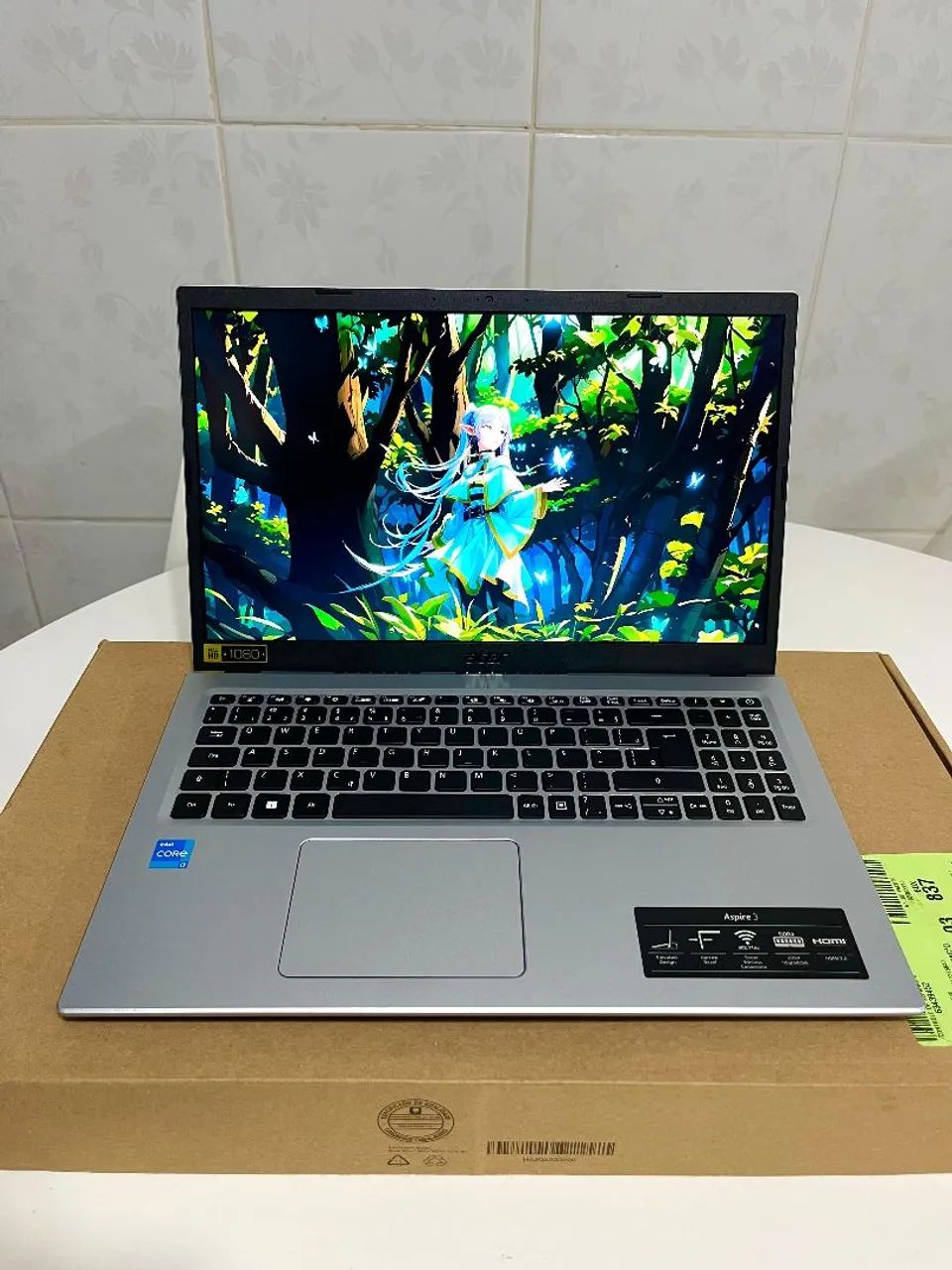 Notebook Acer 11 gen 256gb com caixa e garantia - Notebooks