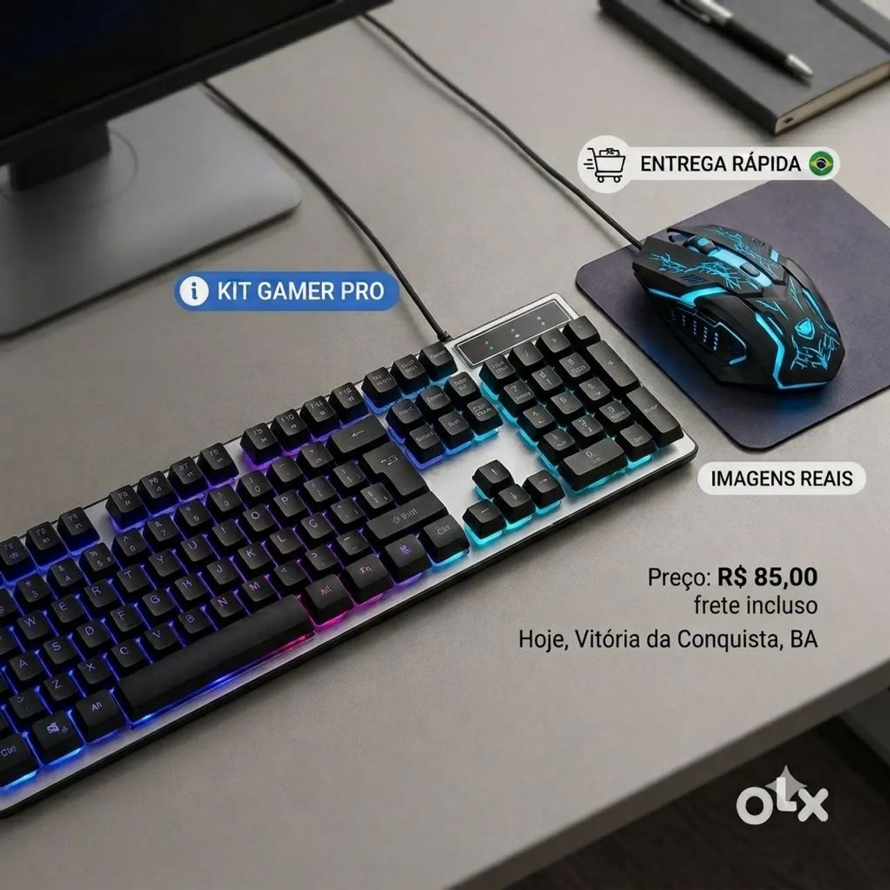 Kit Teclado e Mouse B-max BM-T13