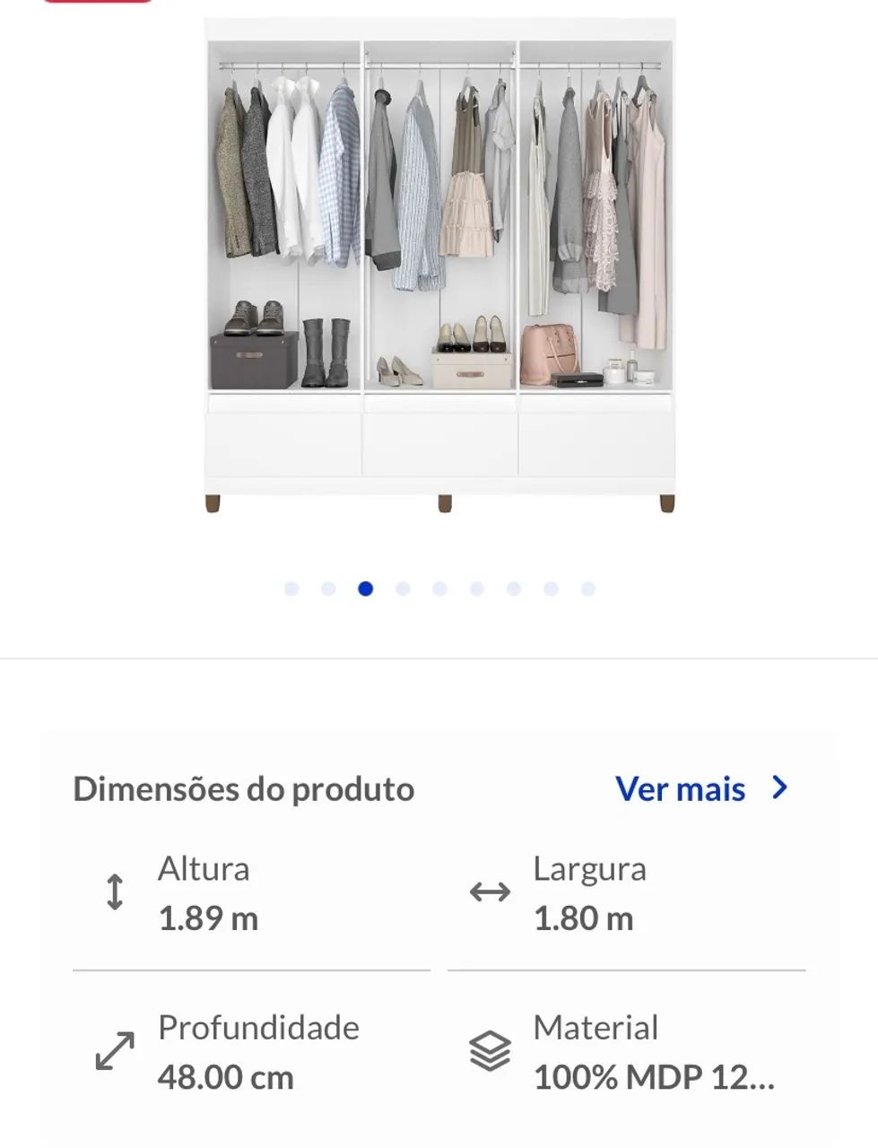 Cama solteiro e guarda-roupa casal  - Foto 5