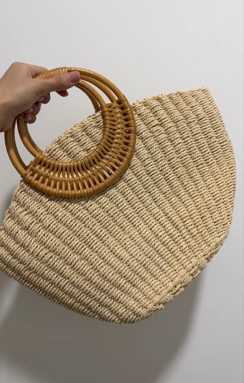 Bolsa de palha  - Foto 3