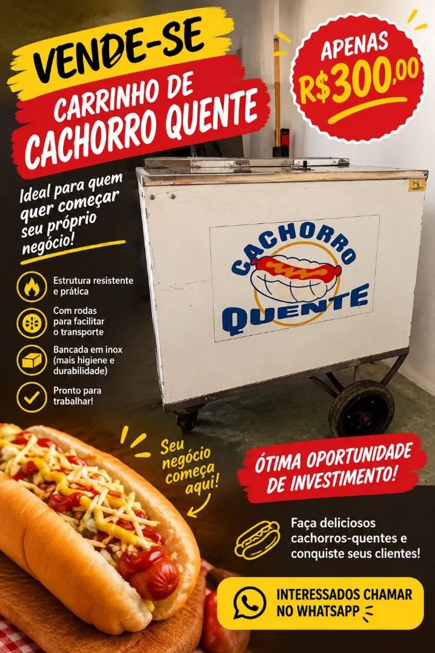 Carrinho de cachorro quente