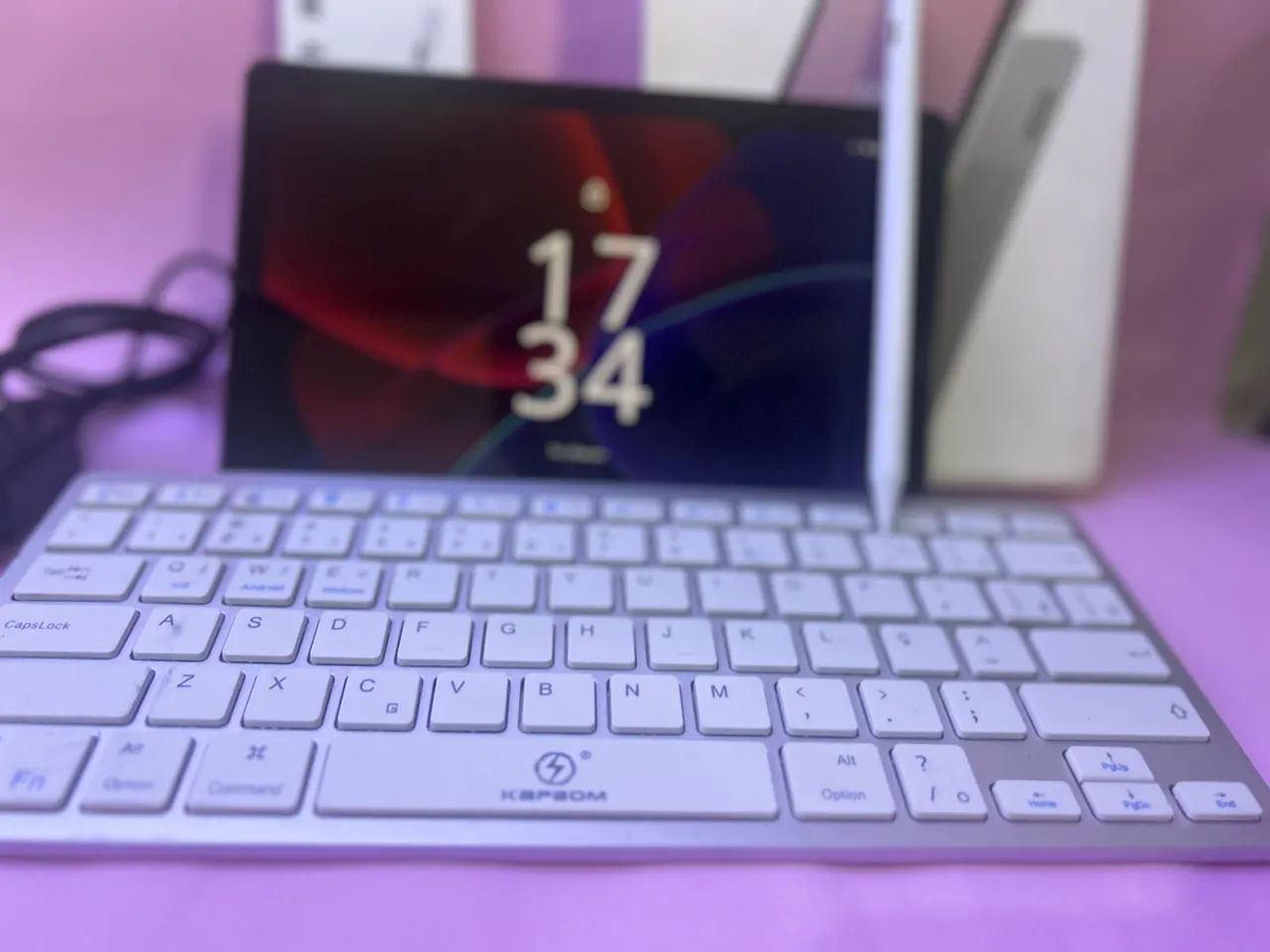 Tablet Lenovo M9 + caneta touch + teclado - Foto 5