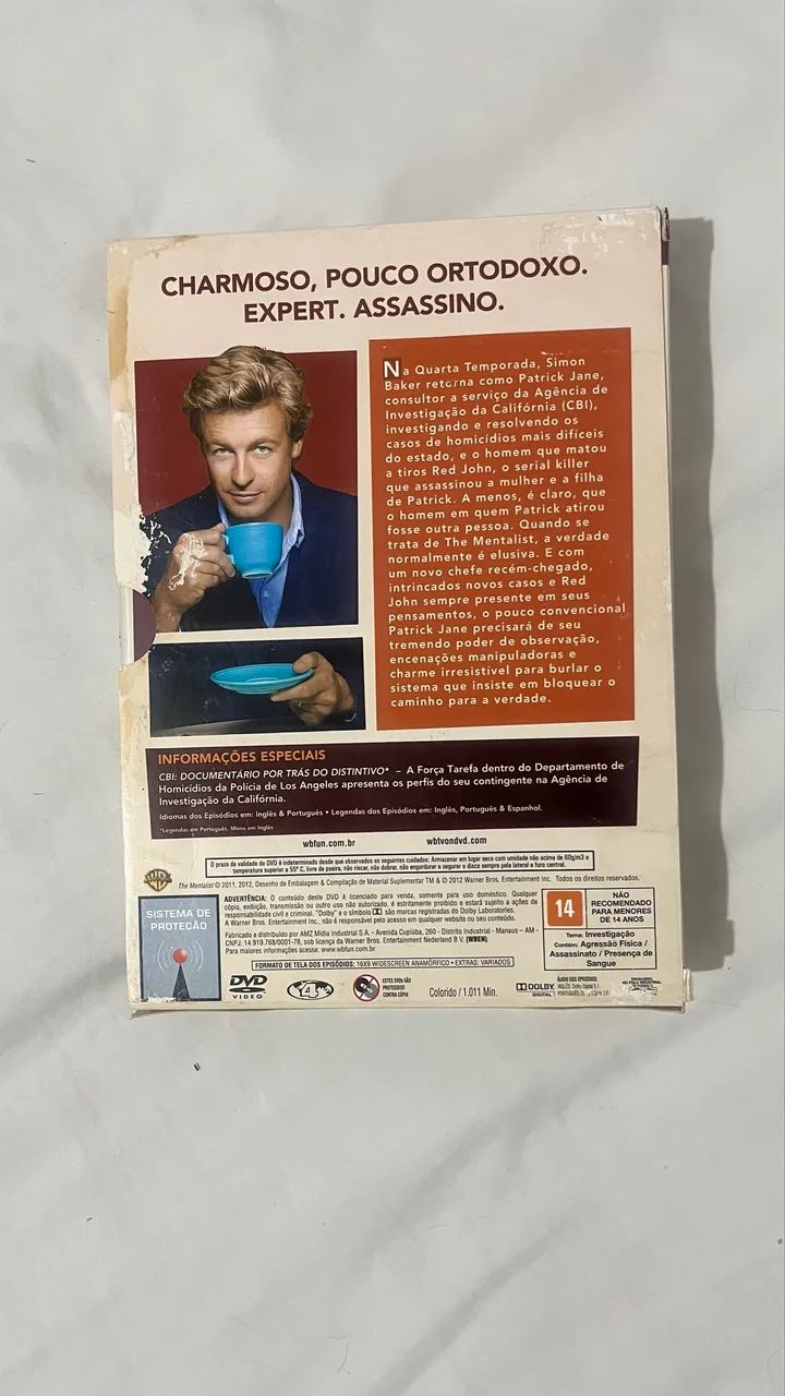 DvD The Mentalist temporadas 4 e 5  - Foto 2