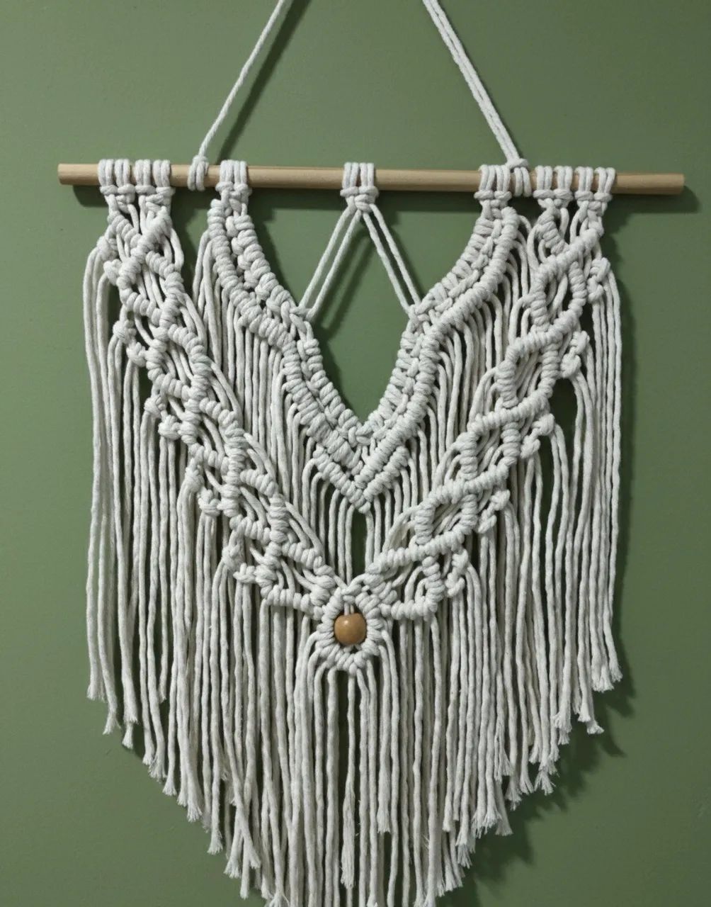 Painel Macrame artesanato boho chic parede 