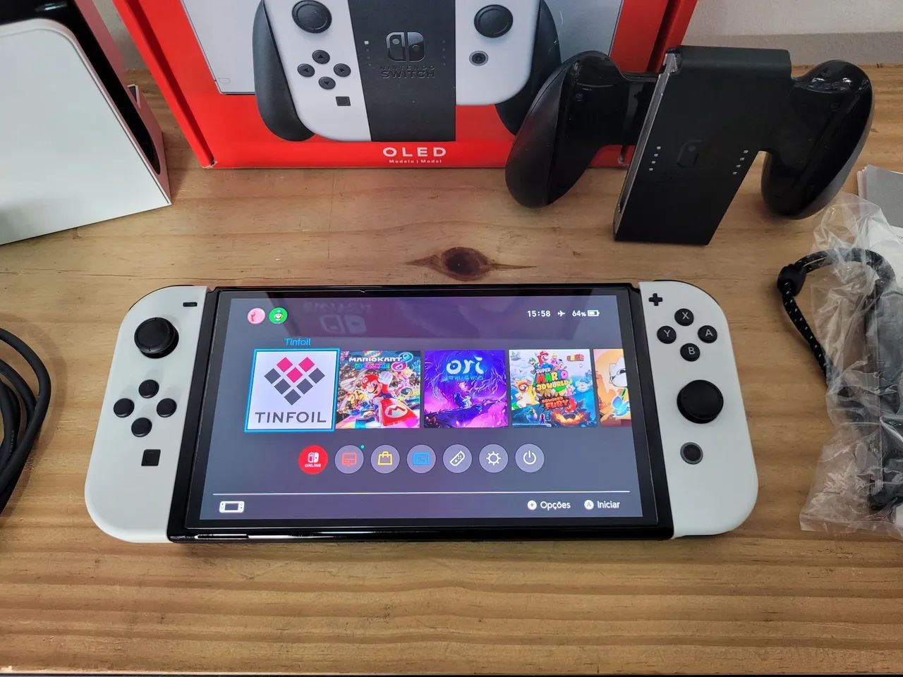 Nintendo Switch Oled Desbloqueado - Foto 2