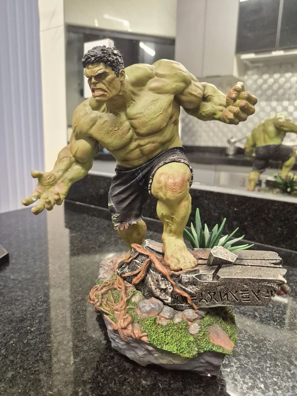  Hulk 1:10 Infinity War Iron Studios Raro com embalagem - Foto 2