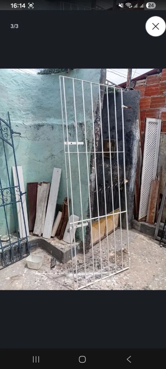 Grades para garagem 