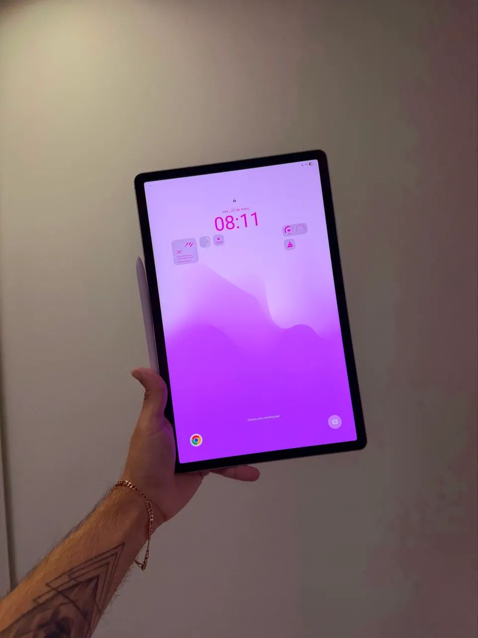Galaxy Tab S9 FE+ 128GB Lavanda + S Pen e Capas - Foto 3