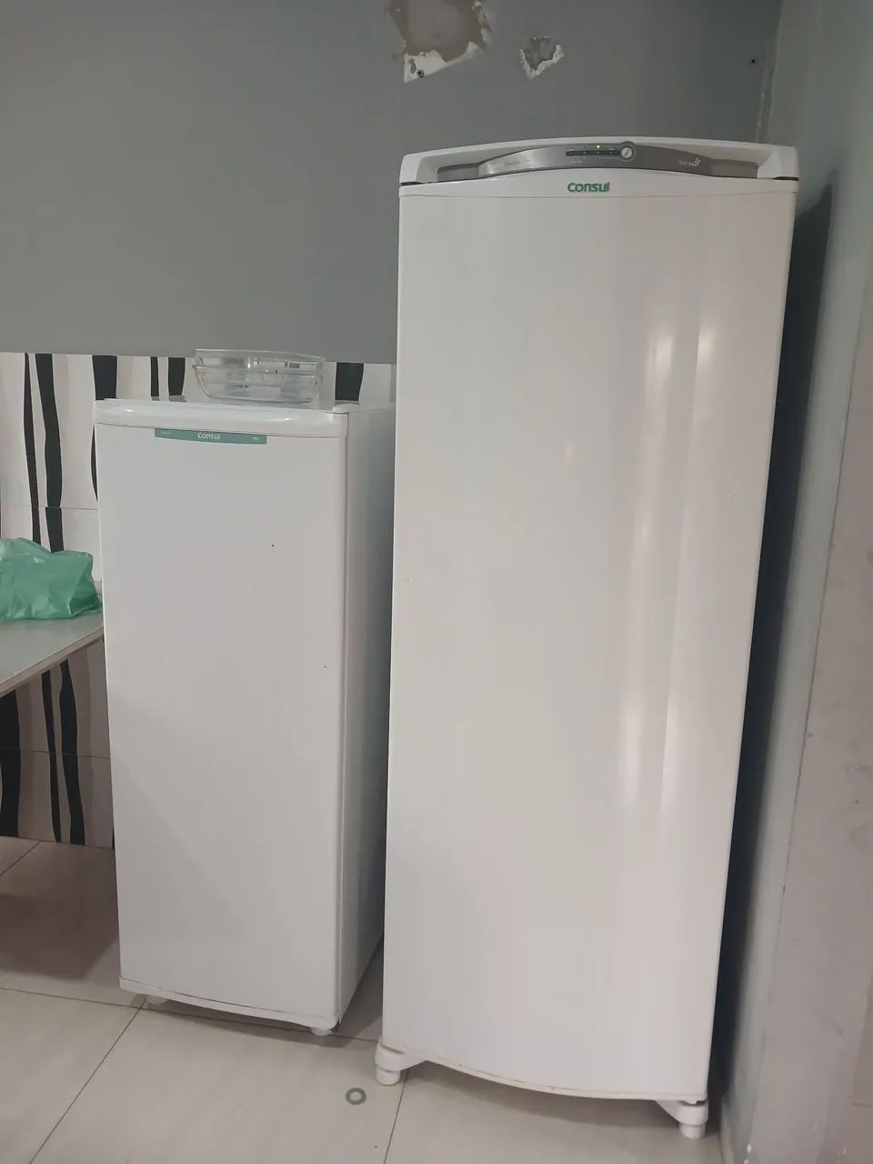 Combo geladeira e frezzer